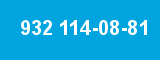 932 114-08-81 932 114-08-81